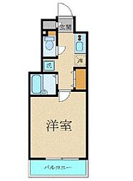 エステムコート池袋PRIMEAXIA 1Kの間取図画像