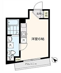 APARTMENTNY ワンルームの間取図画像