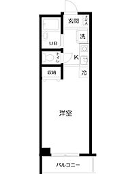 サンシティー要町 1Kの間取図画像