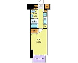 lighthouse大塚 1Kの間取図画像