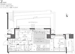 ZOOM大塚 1LDKの間取図画像