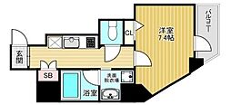 アイルプレミアム本駒込 1Kの間取図画像