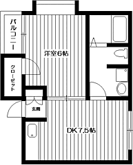 物件の間取り