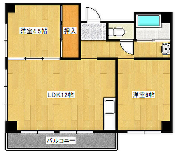 同じ建物の物件間取り写真 - ID:228048646287