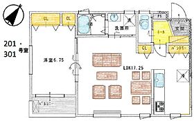 兵庫県相生市那波大浜町（賃貸アパート1LDK・2階・52.23㎡） その2