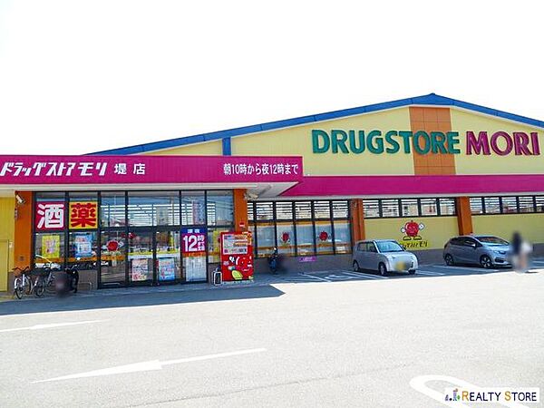 ドラッグストアモリ堤店 徒歩12分。 900m