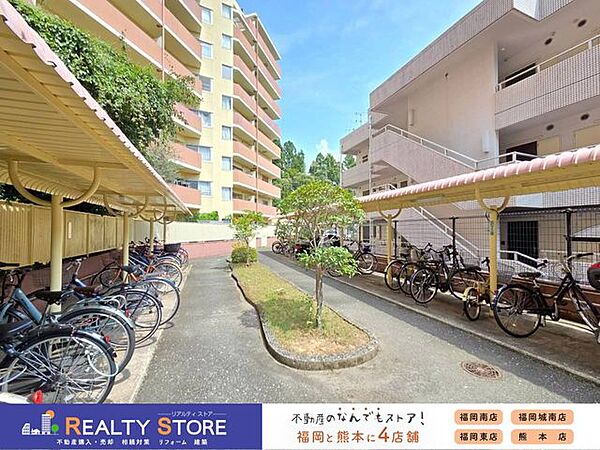 【駐輪場】現地（2025年8月）撮影