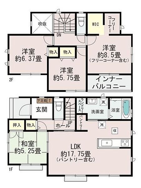 間取りを拡大表示