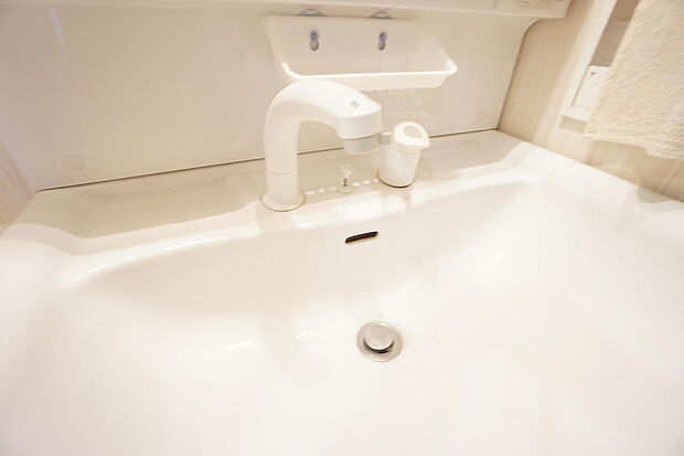 シャワーホース付き水栓（洗面化粧台）