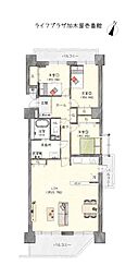ライフプラザ加木屋壱番館 3LDKの間取図画像