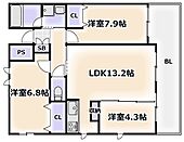 大阪市阿倍野区文の里2丁目 3階建 築15年のイメージ