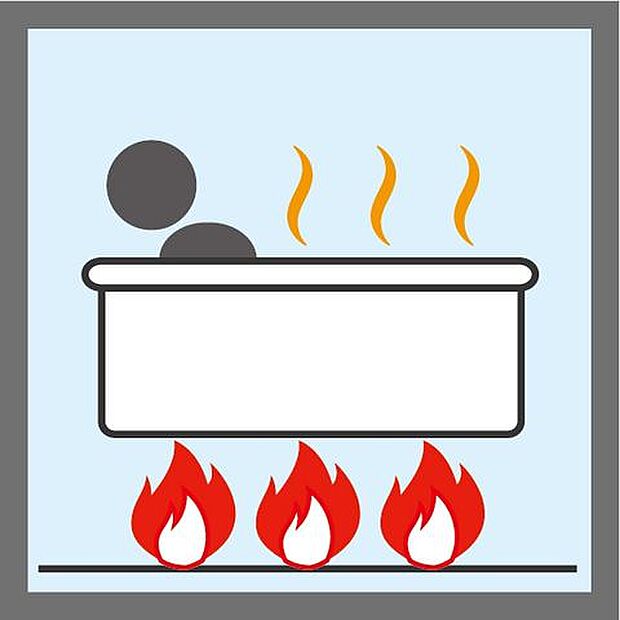 【追い炊き】追い焚き機能付きの給湯器で家族全員がいつでも温かいお風呂に入ることができます！