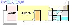 メゾン・ド・K-1 1DKの間取図画像