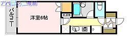 メゾン・ド・ラルジュ 1Kの間取図画像