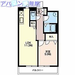 ベレオ南笹口I 3階/-