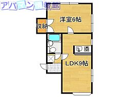 レンテム京王 1LDKの間取図画像