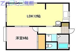 ウインディー2 1LDKの間取図画像