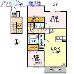チェルキオA 2階