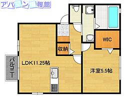 間取図画像 1LDK