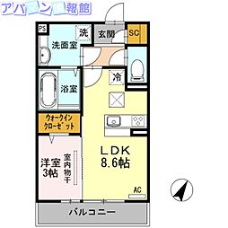 間取図画像 1LDK