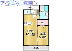 間取図画像 1LDK