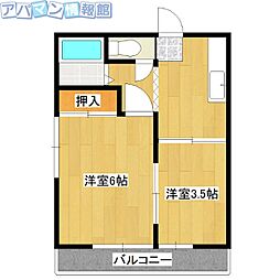 グリーンハウス 2Kの間取図画像