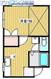 メゾン・ド・エクラン3 1Kの間取図画像