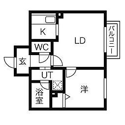 リュクス菊水 2階