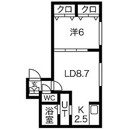 ラフレーズN34West 3階