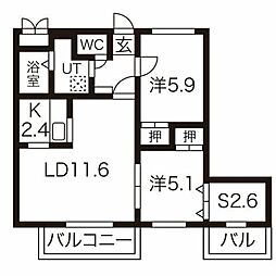 プレシャス福住 5階/502