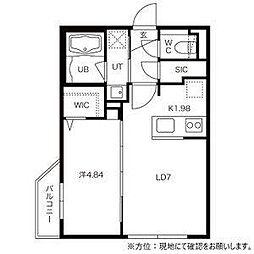 札幌市北区北十六条西3丁目マンション 1LDKの間取図画像