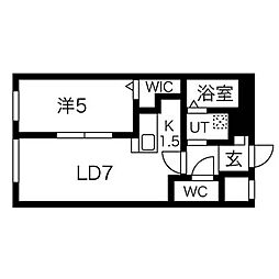 プレシェルト平岸 2階