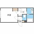 エルプレシア中の島2階4.5万円