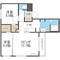 エンジェリックビレッジ北23条4階10.3万円