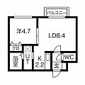 MTガーデン山の手1階5.8万円