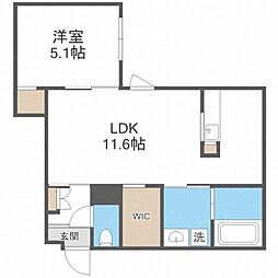 GGranz 1LDKの間取図画像