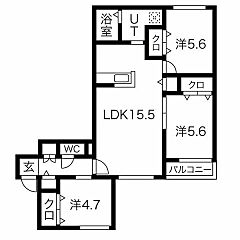 物件の間取り
