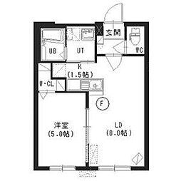 クレストN13 1LDKの間取図画像