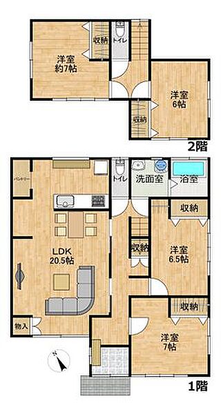間取り：323000511953