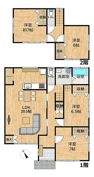 間取り：323000511953