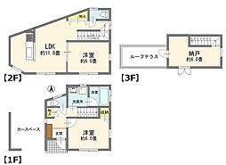 東京メトロ南北線 志茂駅 徒歩6分 2SLDKの間取り