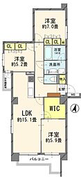 リブネスモア戸田公園 3LDKの間取図画像