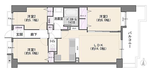 間取り：311002461306