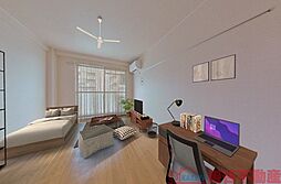 ウエストコーポ 305 3階ワンルームのリビング/ダイニング