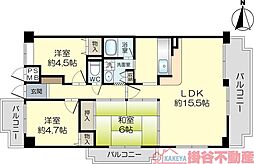 パークフォレスト千里 3LDKの間取図画像