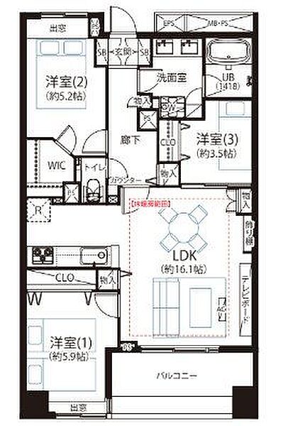 ホテルライクなダブルボウル洗面台を採用し、忙しい朝の身支度ラッシュも優雅に解消！LDKには床暖房を備え、寒い季節も足元からポカポカ快適に過ごせます。ワンランク上の心地よさを叶える設備充実の邸宅空間！