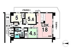 間取図画像 3LDK