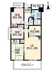 間取図画像 3LDK