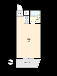 メゾン・ド・コンセール ワンルームの間取り