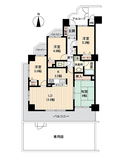 間取り：323000531465